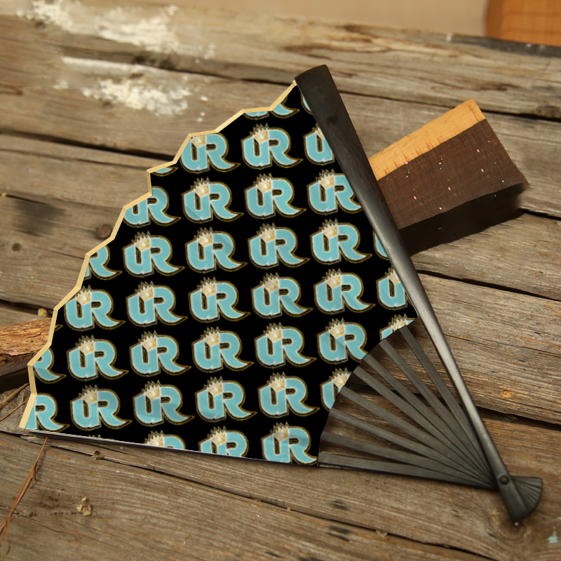 Double-side Hand-held Folding Fan