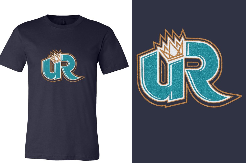 Ultimate Revolution UR full color glitter Unisex t-shirt