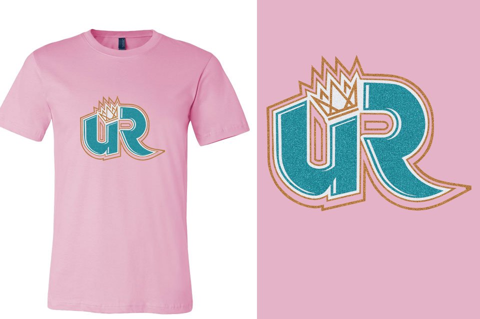 Ultimate Revolution UR full color glitter Unisex t-shirt