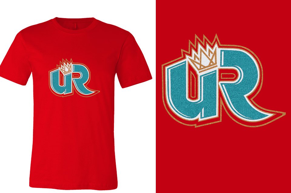 Ultimate Revolution UR full color glitter Unisex t-shirt