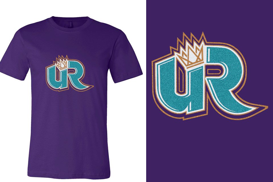 Ultimate Revolution UR full color glitter Unisex t-shirt