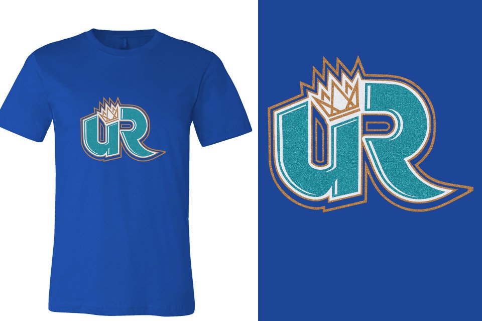 Ultimate Revolution UR full color glitter Unisex t-shirt