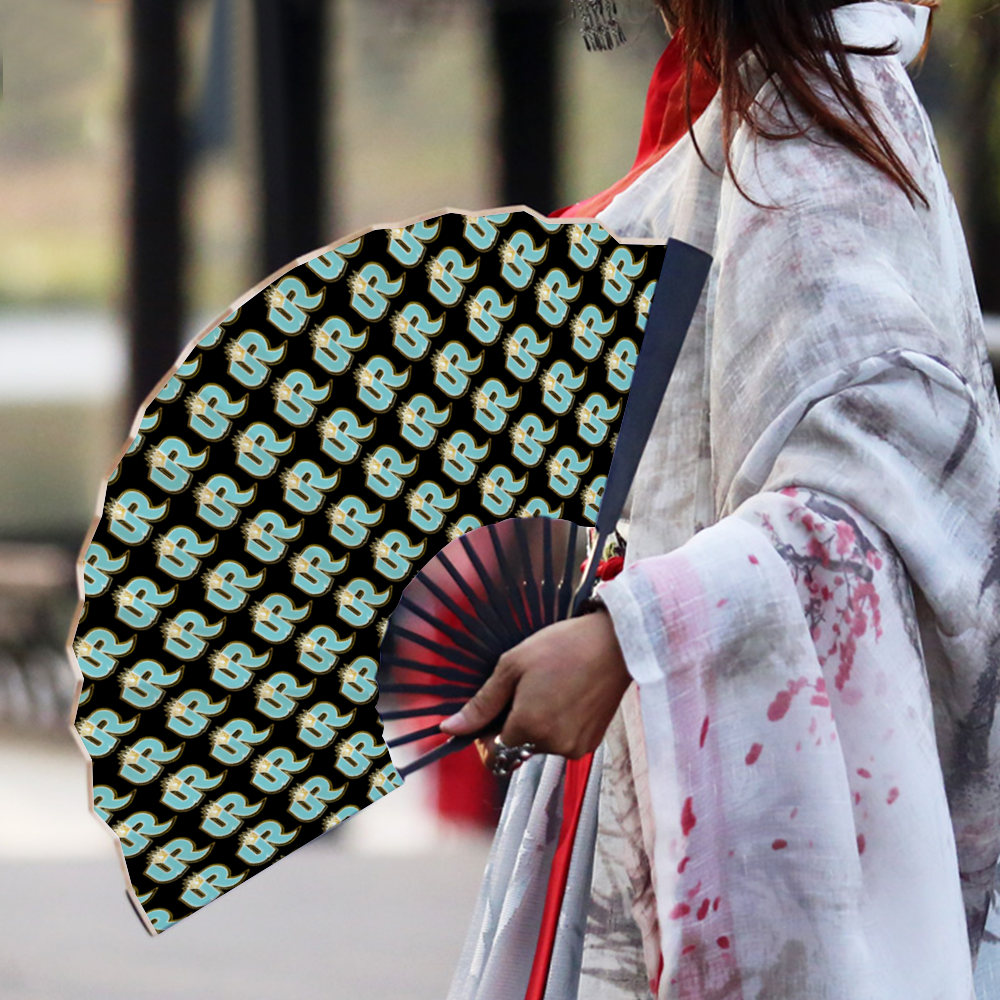 Double-side Hand-held Folding Fan