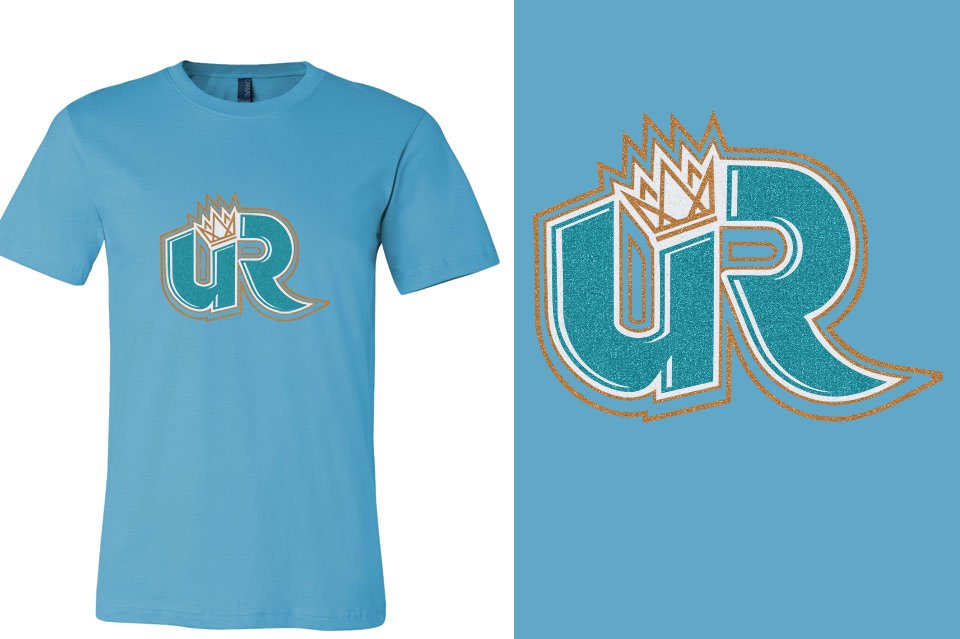 Ultimate Revolution UR full color glitter Unisex t-shirt