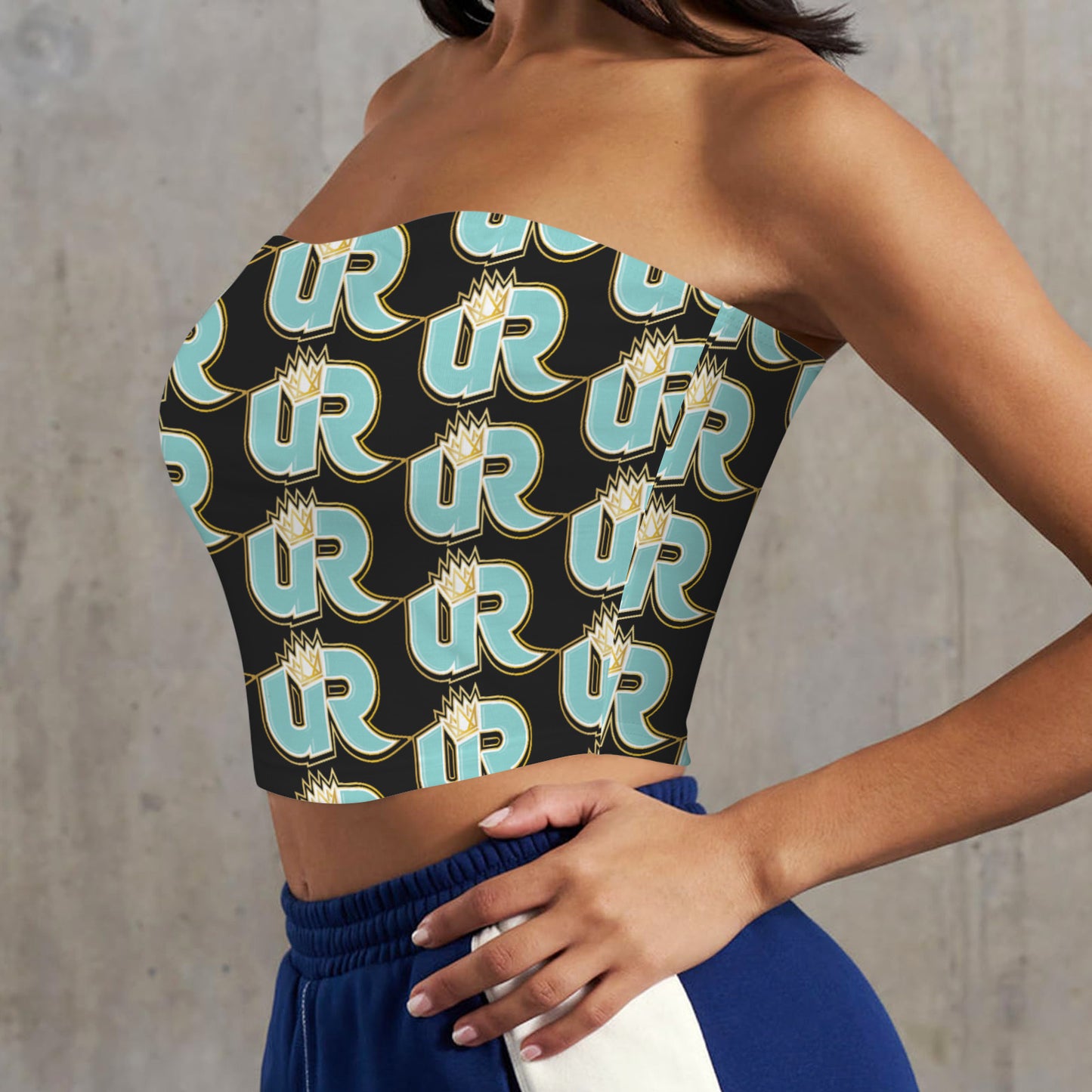 Backless Tube Crop Top