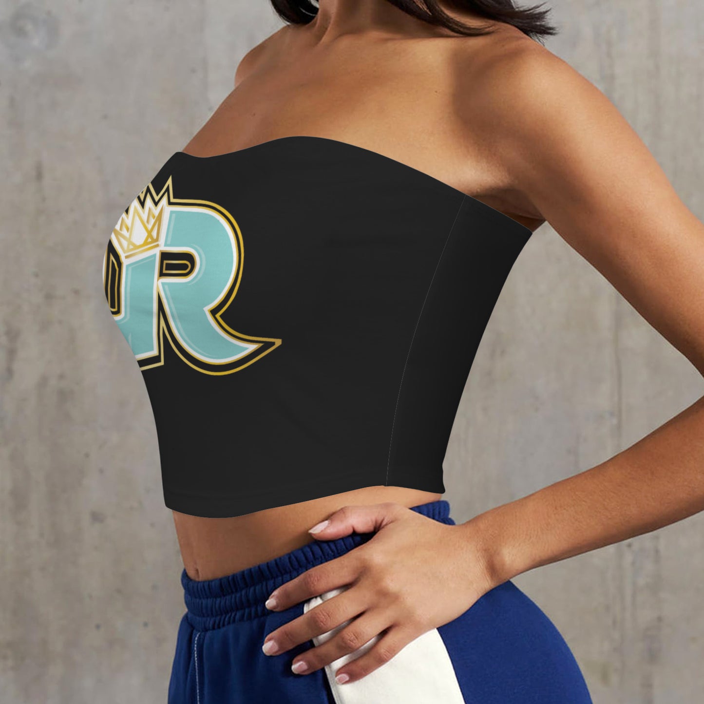 Backless Tube Crop Top